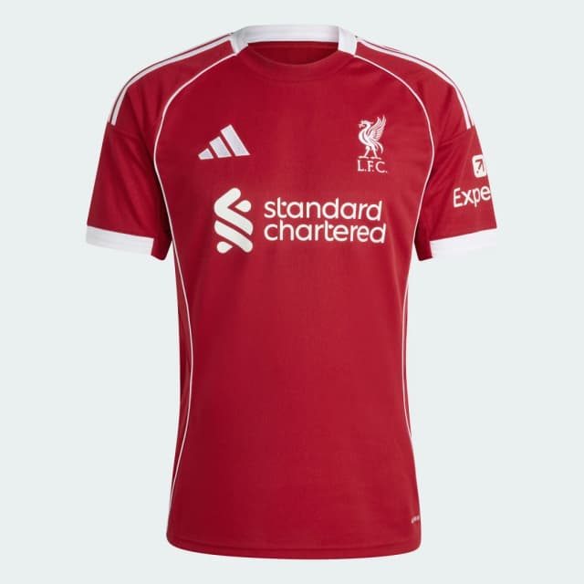 Detalle de adidas Liverpool FC 25/26 Home camiseta roja