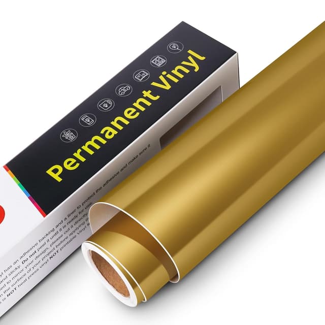 Imagen de Selbstklebende Vinylfolie 30,5 cm Matt Gold 🎨 en OfertitasTOP