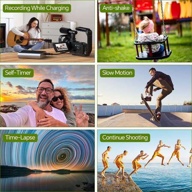 Thumbnail 6 de Videocamera Vlogging 5K 56MP con Wi‑Fi e zoom 16X