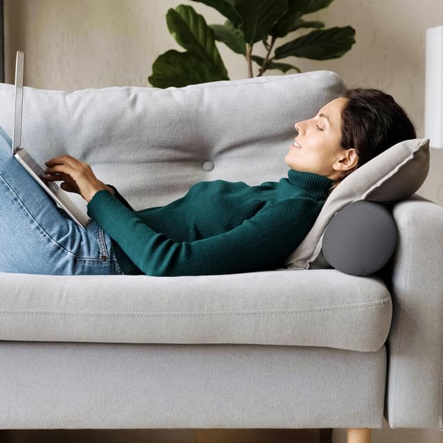 Detalle 2 de Utopia Bedding Almohada Cilíndrica 15x40 cm (2 Unidades) 💤