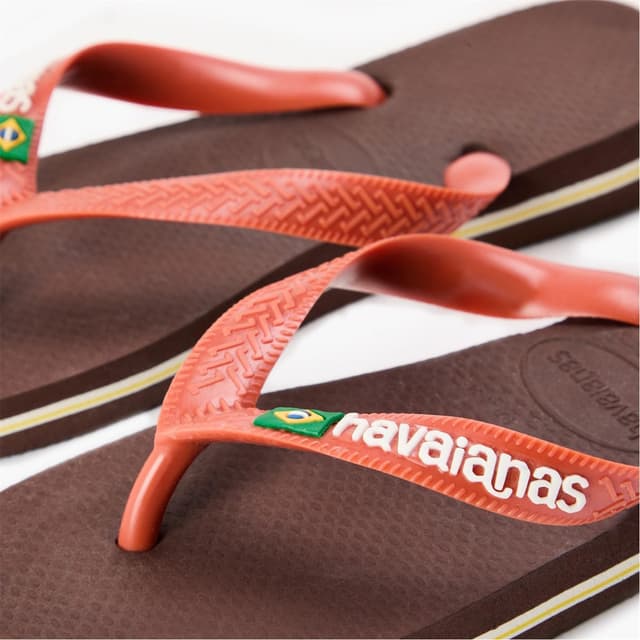 Detalle de Havaianas Brasil Logo : tongs iconiques confortables, semelle antidérapante, unisexe