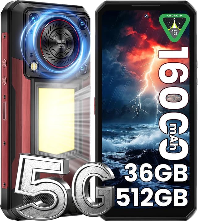 Imagen de OUKITEL WP56 incassable 5G lampe camping 1000LM en OfertitasTOP