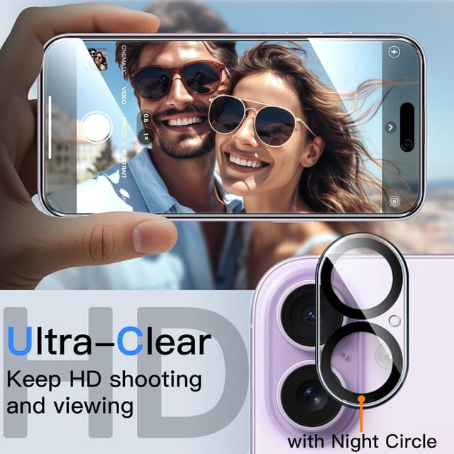 Thumbnail 5 de JETech Sichtschutzfolie für iPhone 17 6,3"