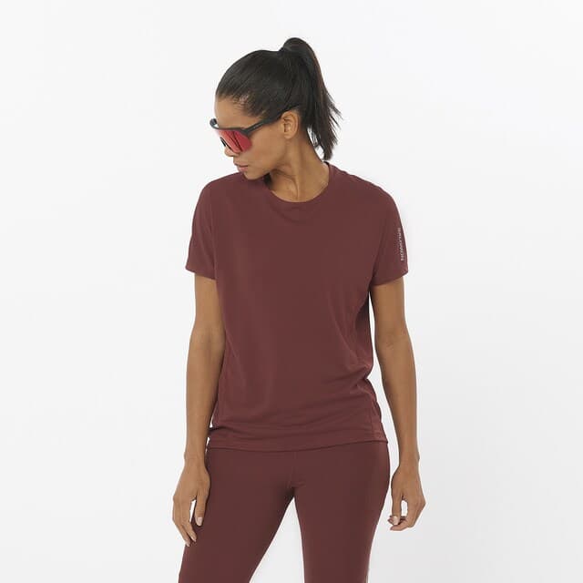 Detalle de Salomon Sense Aero Camiseta mujer 100 g/m²