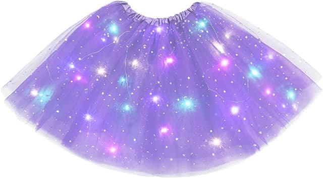 Detalle de URAQT Gonna Tulle LED per Bambina: tutù luminoso con 3 modalità