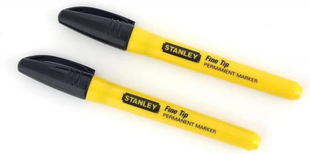 Detalle de Stanley Marker mit feiner Spitze (2-teilig) 0–47–316 in Schwarz