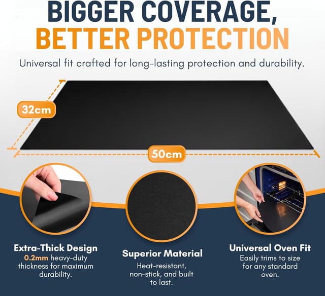 Thumbnail 2 de Linda's Essentials Oven Liner 32 x 50 cm 🍽