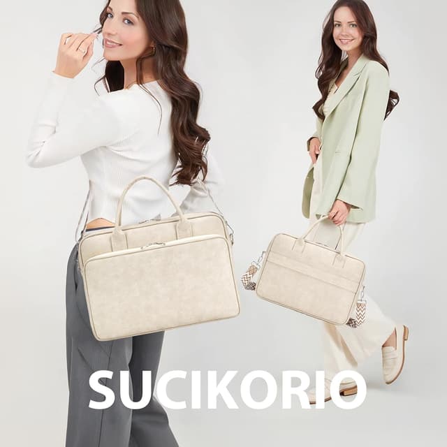 Detalle 2 de SUCIKORIO Borsa porta PC 15,6" donna impermeabile