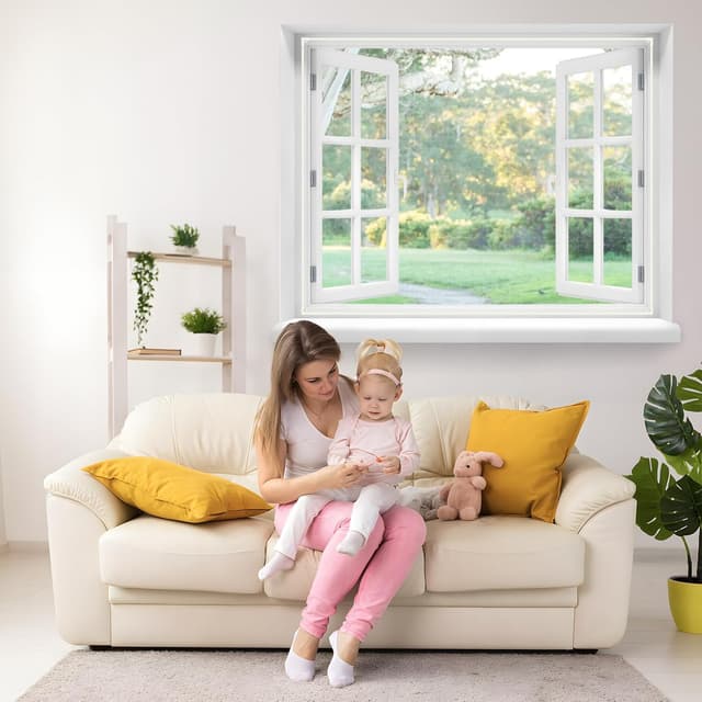 Thumbnail 2 de YANGTE Fly Screens for Windows 110x130 cm