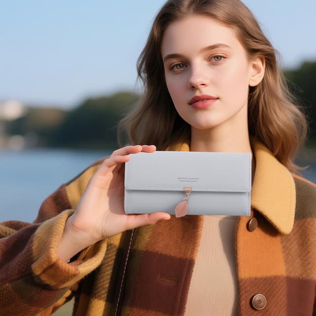 Thumbnail 5 de ZhengYue Ladies Purse RFID Wallet with Card Slots