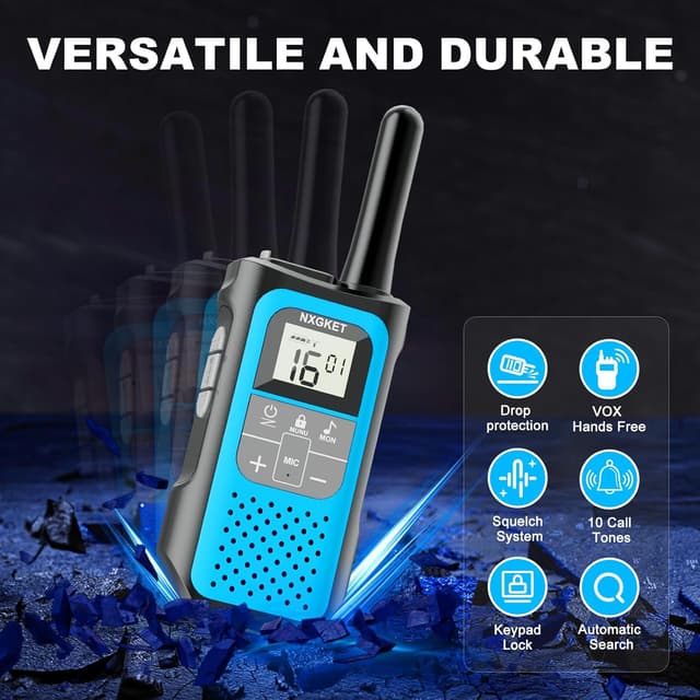 Detalle 2 de NXGKET Walky Talky a 16 canali