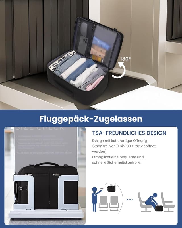 Thumbnail 6 de LOVEVOOK Handgepäck Rucksack 24 l