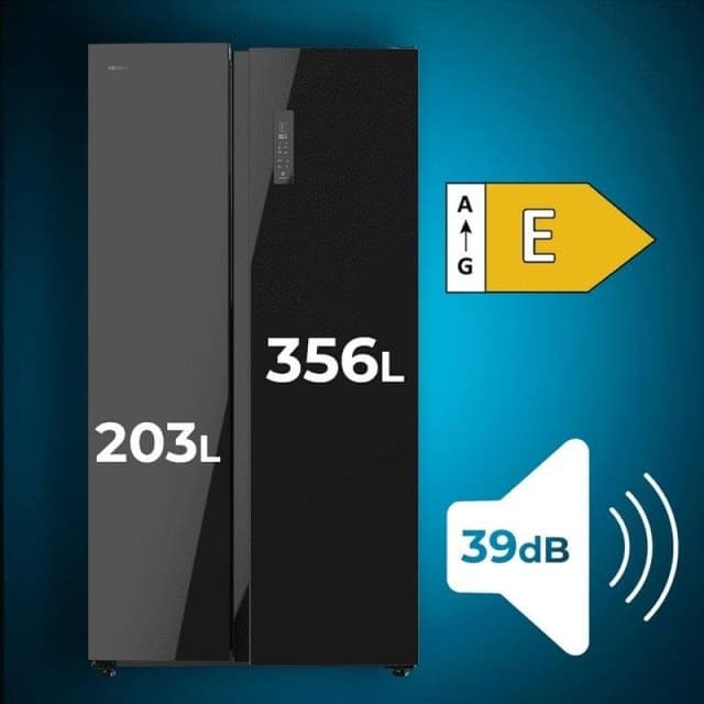 Thumbnail 2 de Cecotec Bolero CoolMarket SBS 550 Frigorífico Side by Side 550 L 🧊📺