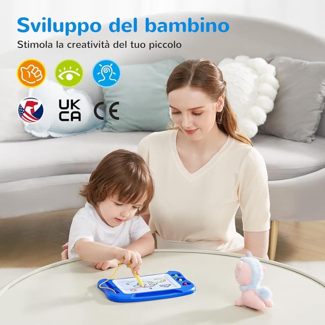 Thumbnail 2 de SGILE Lavagna magnetica bambini 14 x 9,8 cm