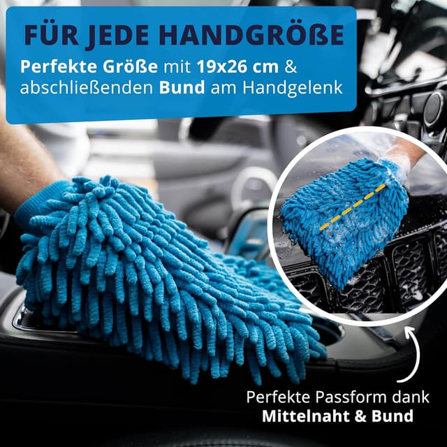 Detalle 2 de LICARGO Zottel-Waschhandschuh für Auto