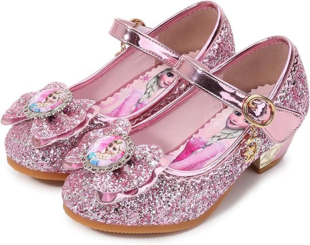 Imagen de YOSICIL Disfraz Princesa Elsa Tacón Lentejuelas en OfertitasTOP