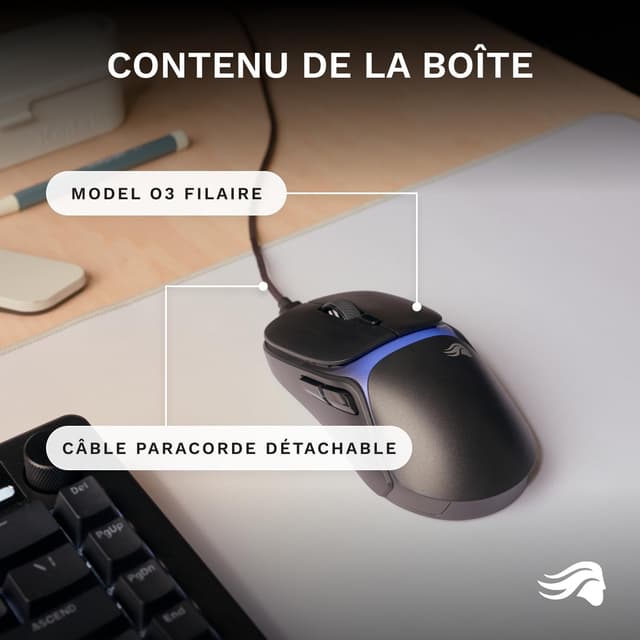 Thumbnail 6 de GLORIOUS Modèle O3 Souris gaming 54 g