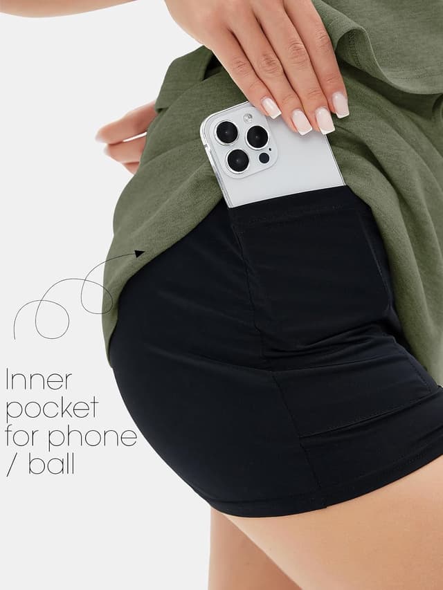 Thumbnail 4 de EXLURA tennis skort set for summer