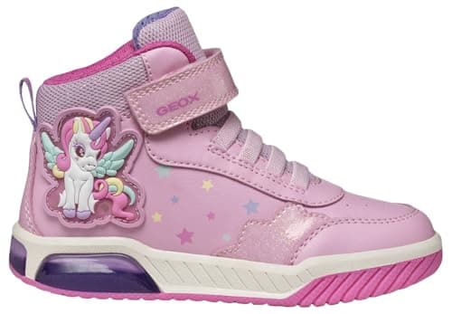 Detalle 2 de Geox J Inek Girl zapatillas niña 34 EU rosa multicolor