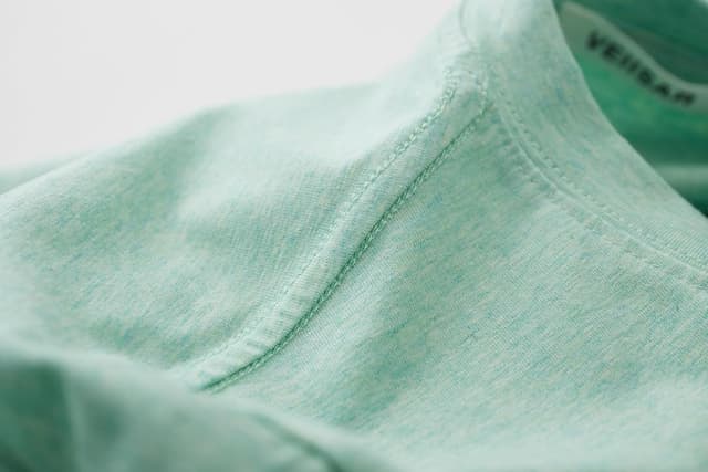 Detalle de VEIISAR Herren Langarm- und Kurzarm-T-Shirt aus 200 g Baumwolle (Slim Fit) – Zweifarben-Melange Unterziehshirt