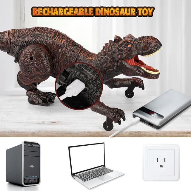 Thumbnail 3 de Juguete Dinosaurio Teledirigido 2.4GHz con Rociado