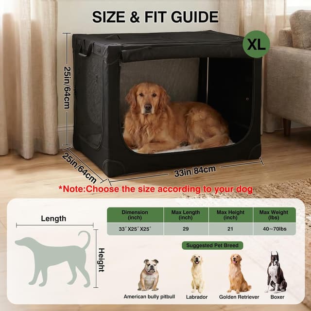 Detalle de derimkcoa travel dog crate 83 x 64 x 64cm