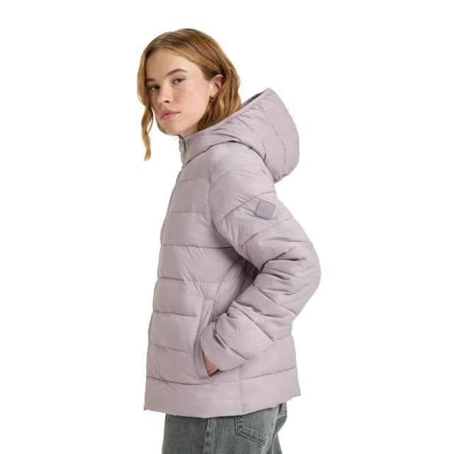 Detalle 1 de Roxy Wind Bliss Hooded Chaqueta acolchada ligera comprimible de mujer con capucha