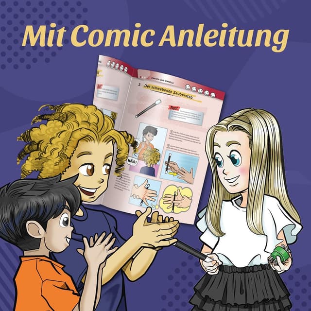 Detalle de Kosmos Magic Cappello Magico: kit di magia per bambini con bacchetta e istruzioni scaricabili