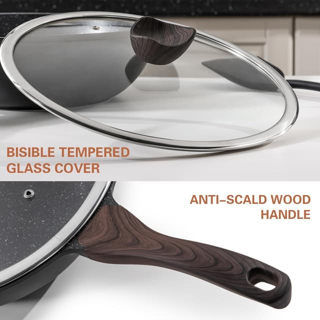 Thumbnail 6 de Kordisen Non Stick Induction Wok Pan 30cm