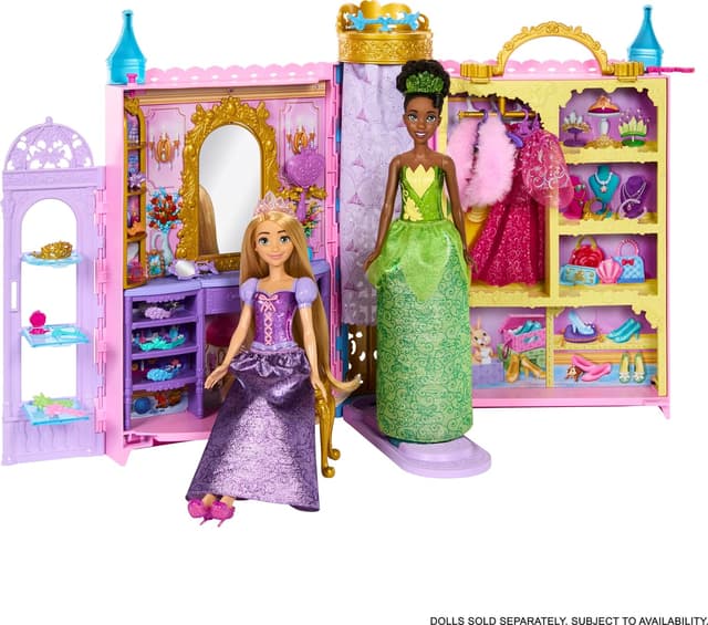 Detalle de Disney Princess Closet playset with 25 accessories