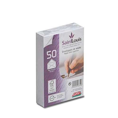 Detalle 2 de Confezione 50 buste da visita 90×140 100 g/m² ✉