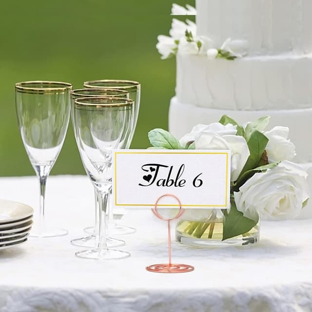 Thumbnail 6 de Lahviuu Table Number Holders 20 pcs