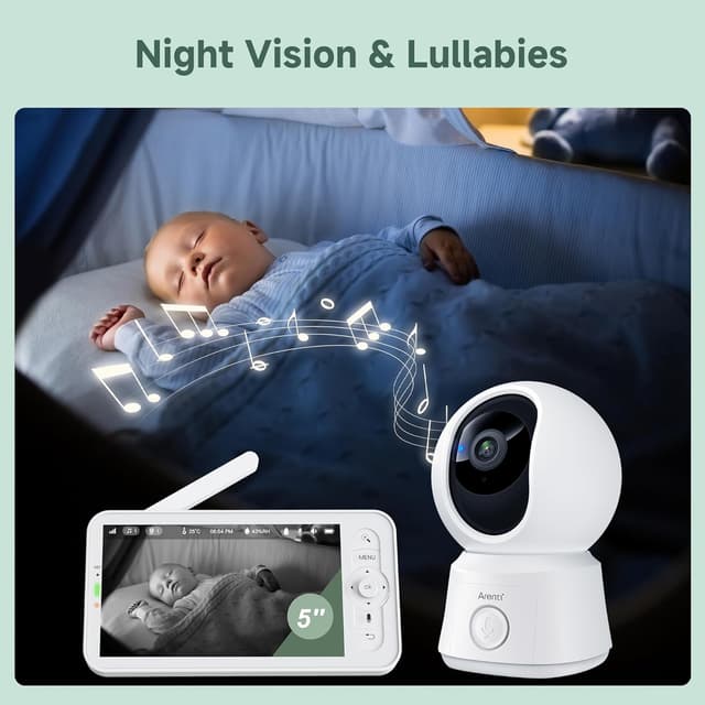 Detalle 2 de ARENTI Dual Baby Monitor 5" Display