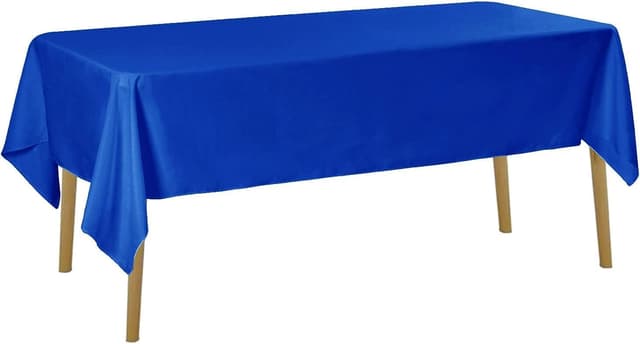 Detalle de JIUERYY Satin-Tischdecke für Bankett & Eventdeko, Rosa, 145 x 320 cm