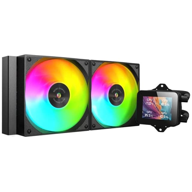 Imagen de Mars Gaming ML-VISION240 Refrigeración líquida AiO 240 mm, 500 W en OfertitasTOP