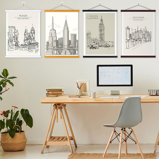 Thumbnail 5 de Ywlake A3 Posterleiste 30,5 cm Teak