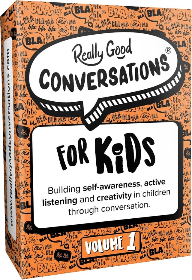 Detalle de Really Good Conversations for Kids Vol. 1 card game