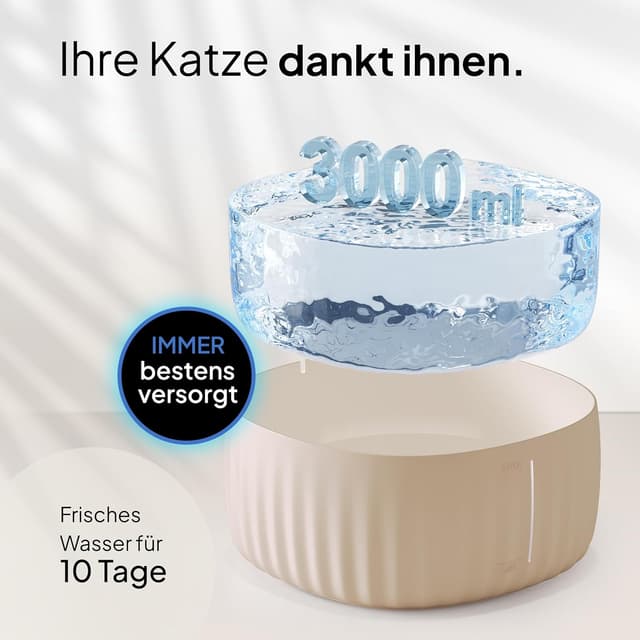 Thumbnail 4 de PRETTYPAW Aquaflow 3L Katzenbrunnen 🐾