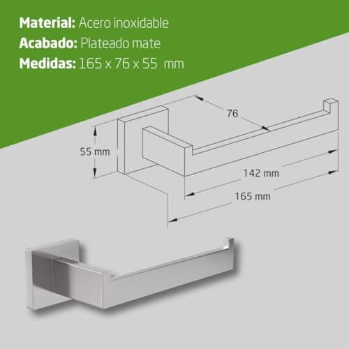 Thumbnail 5 de Amig Isla-3 Soporte para papel higiénico 165×75×55 mm 🚽