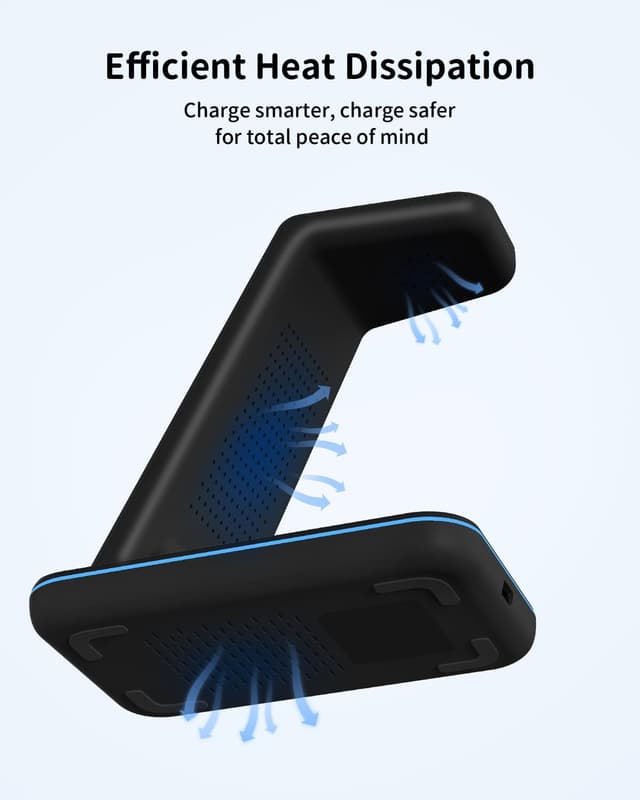 Detalle 2 de GEEKERA 3 in 1 wireless charger 4.8oz