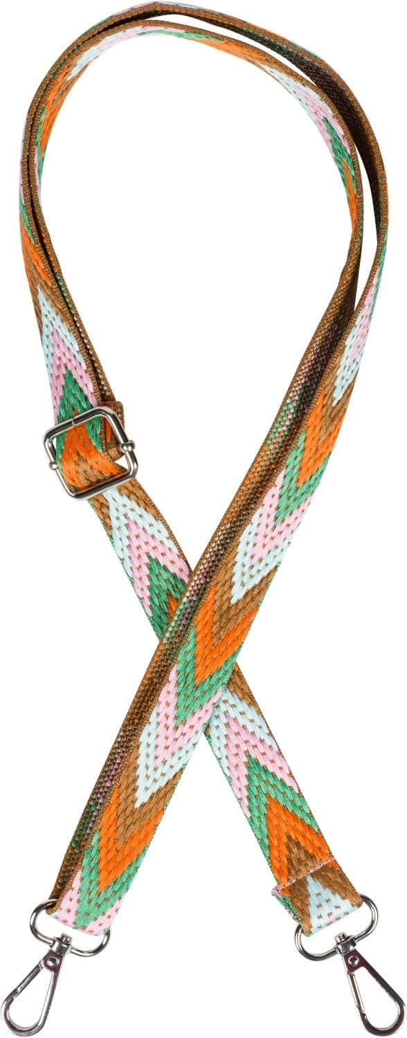 Detalle de styleBREAKER tracolla stretta regolabile intercambiabile zig-zag unisex 02013023