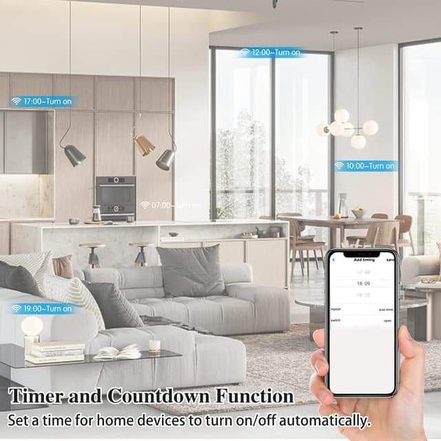 Detalle de FAYIBUY Presa Intelligente WiFi 2 pezzi