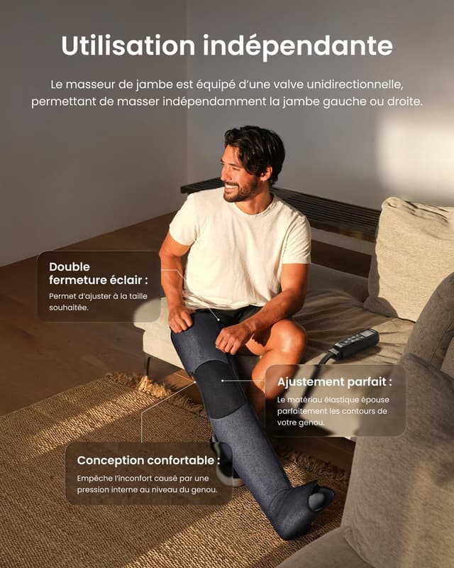 Thumbnail 5 de RENPHO Bottes Pressothérapie Jambes 360° 🦵