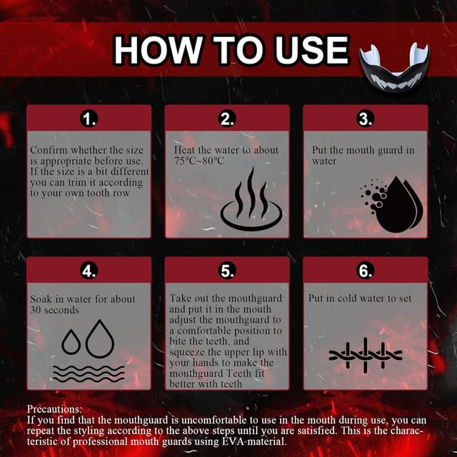 Thumbnail 2 de Sport Protège-Dents Protech Boxe Noir