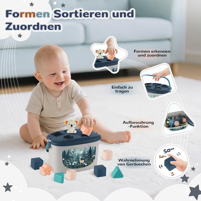 Detalle de Almaxi 5-in-1 Babyspielzeug ab 6 Monaten