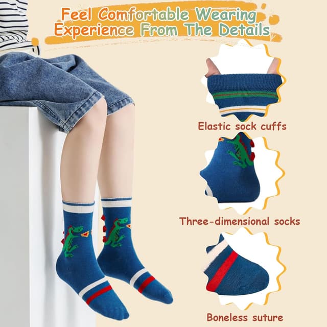 Detalle de Calzini bambino cotone ZYUPHY 10 paia