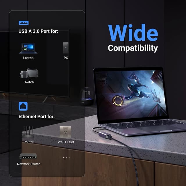 Thumbnail 6 de UGREEN USB to Ethernet Adapter 1Gbps