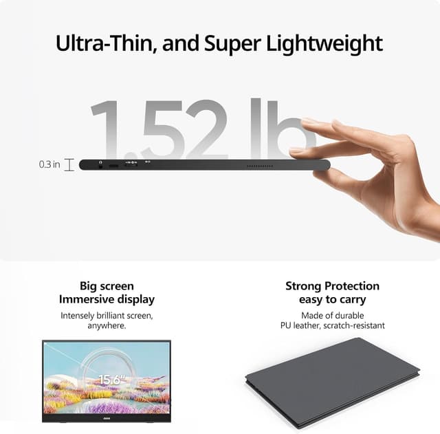 Thumbnail 4 de MNN 15.6" Portable Monitor 1080P