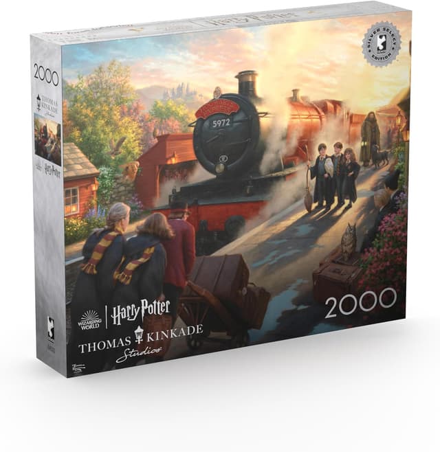 Thumbnail 2 de Ceaco Silver Select Thomas Kinkade Harry Potter 2000-piece puzzle jigsaw 🧩