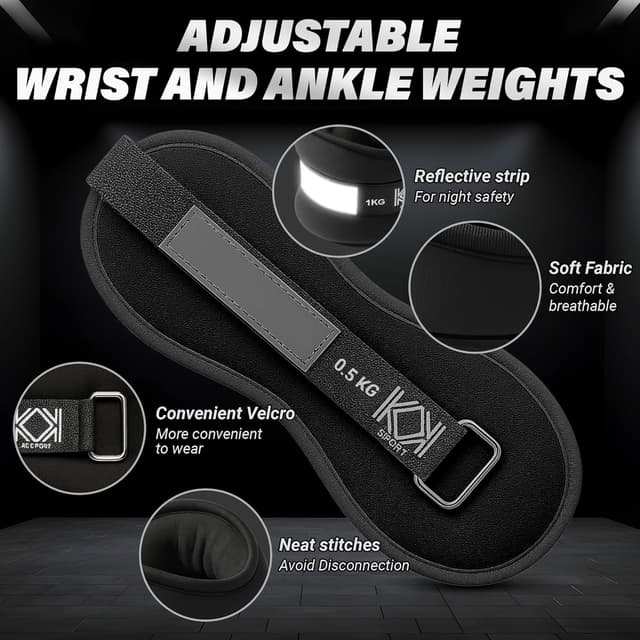 Detalle 2 de KK Neoprene Ankle Straps Pair 2kg